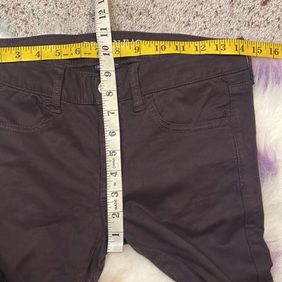 American Eagle Super Stretch Plum Purple Woman’s Jeggings Size 4 - Picture 6 of 7